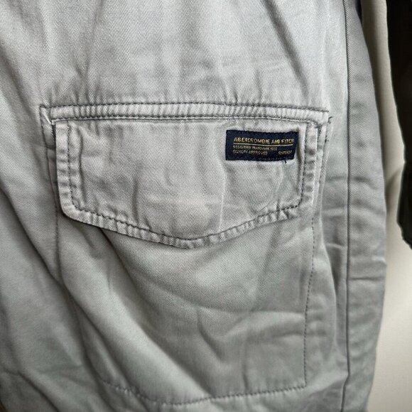 Vintage Y2K Abercrombie & Fitch Fur Lined Parka Jacket Womens M Green Bella Swan - Picture 10 of 16